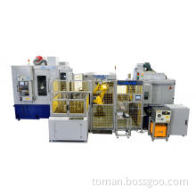 gear automation production line hobbing chamfering shaving